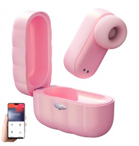 USA SVAKOM - Mimiki Sucking Vibrator APP-CONTROLLED (Chargeable - Glare Pink)